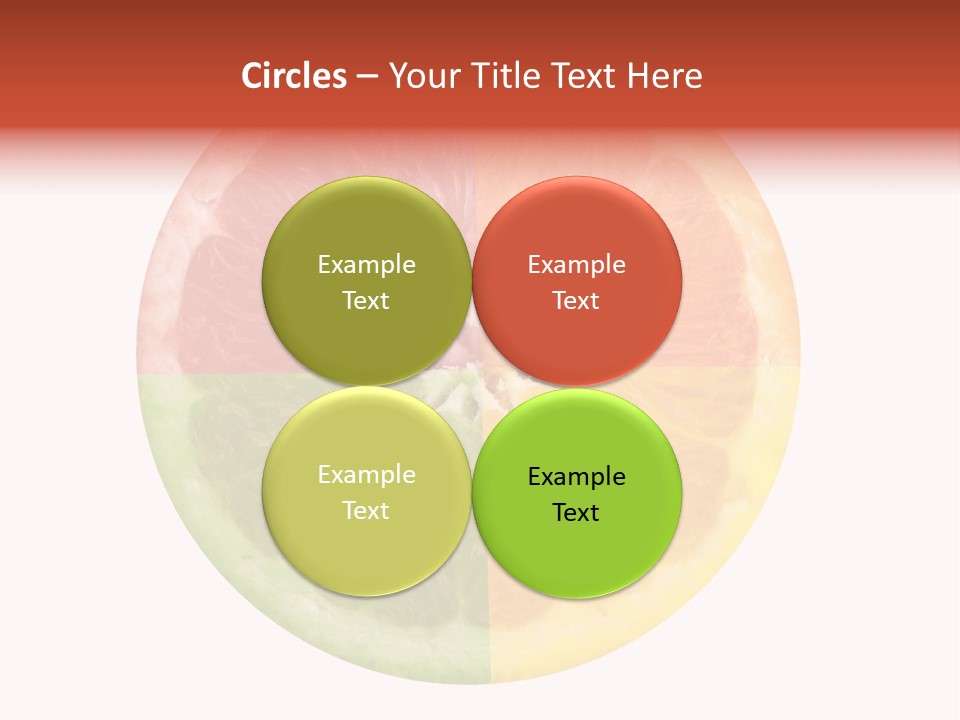 Florida Isolated Fruit PowerPoint Template