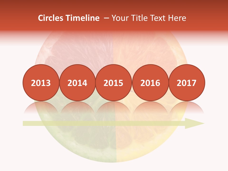 Florida Isolated Fruit PowerPoint Template