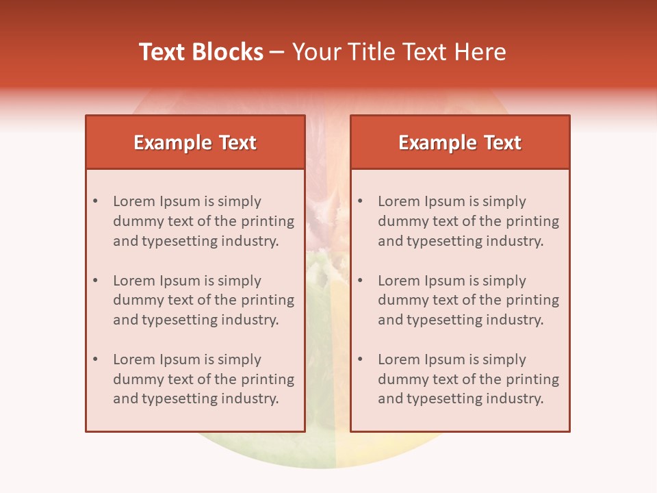Florida Isolated Fruit PowerPoint Template