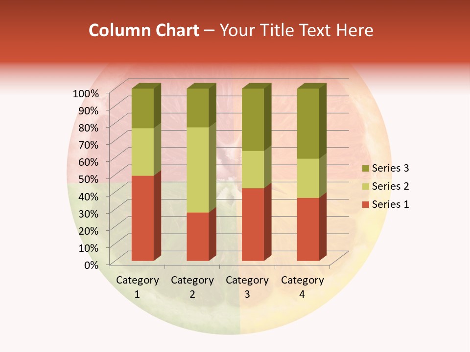 Florida Isolated Fruit PowerPoint Template