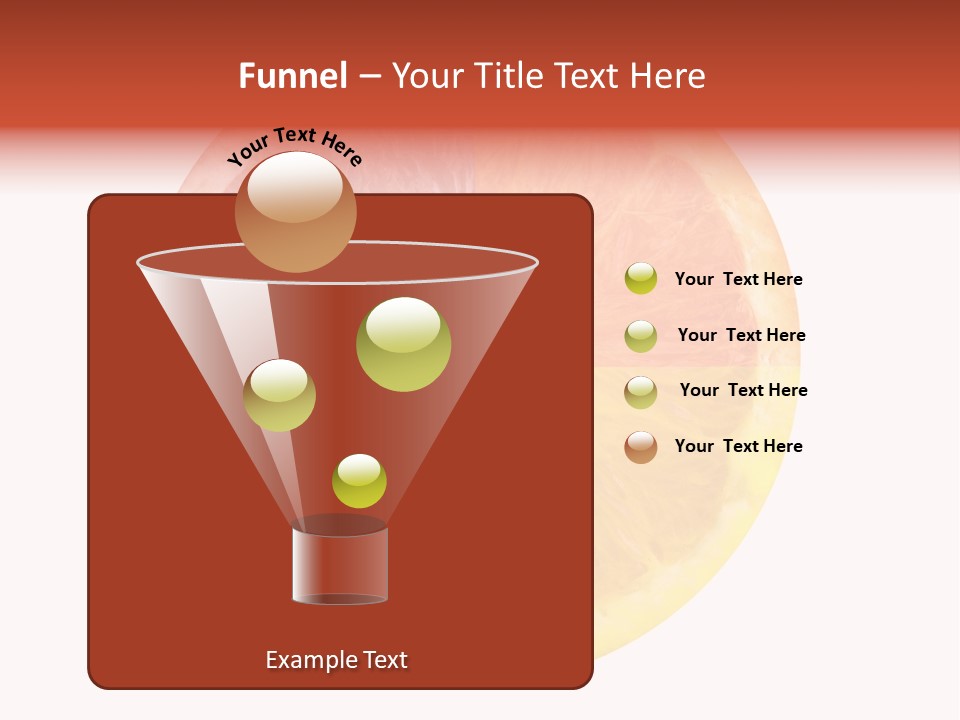 Florida Isolated Fruit PowerPoint Template