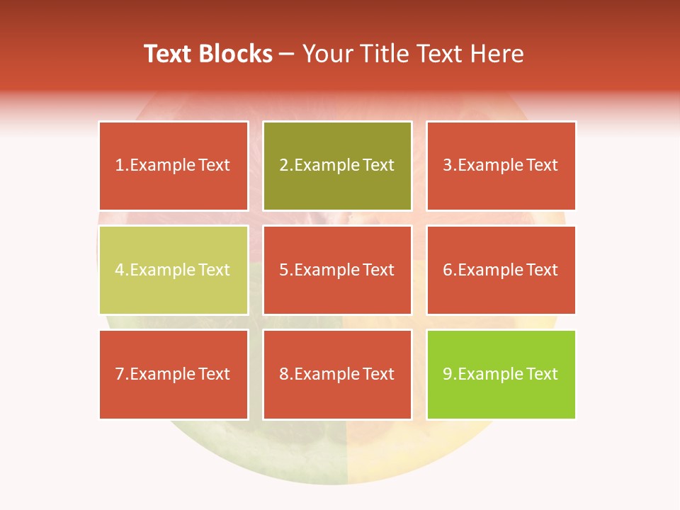 Florida Isolated Fruit PowerPoint Template