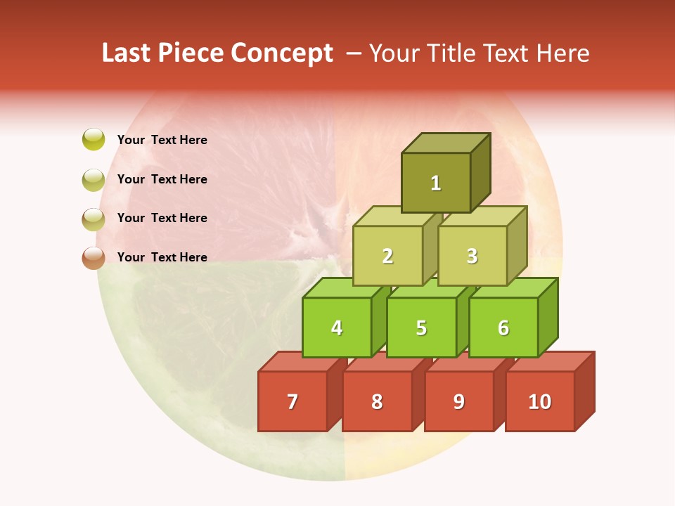 Florida Isolated Fruit PowerPoint Template