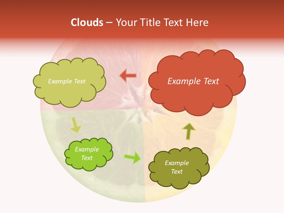 Florida Isolated Fruit PowerPoint Template