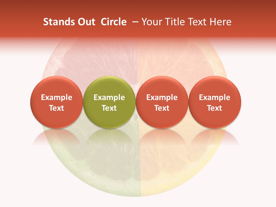 Florida Isolated Fruit PowerPoint Template