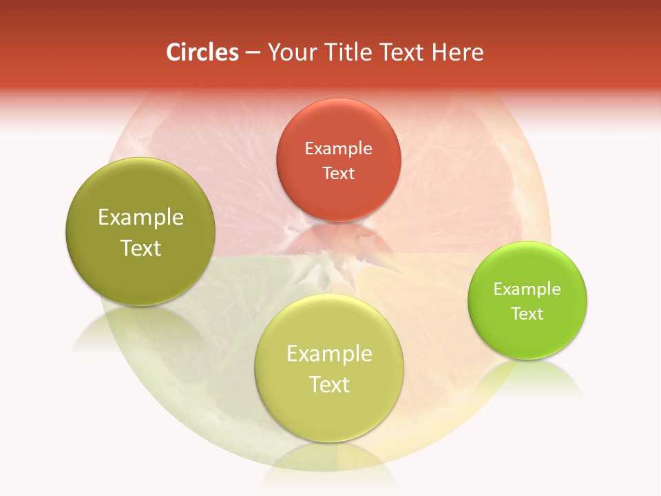 Florida Isolated Fruit PowerPoint Template