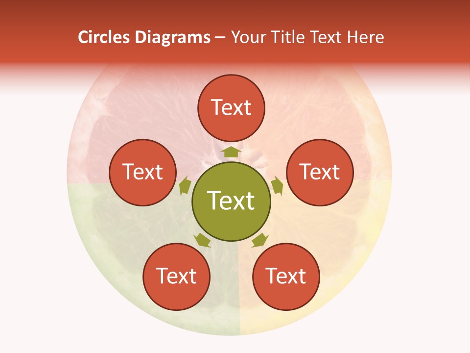 Florida Isolated Fruit PowerPoint Template
