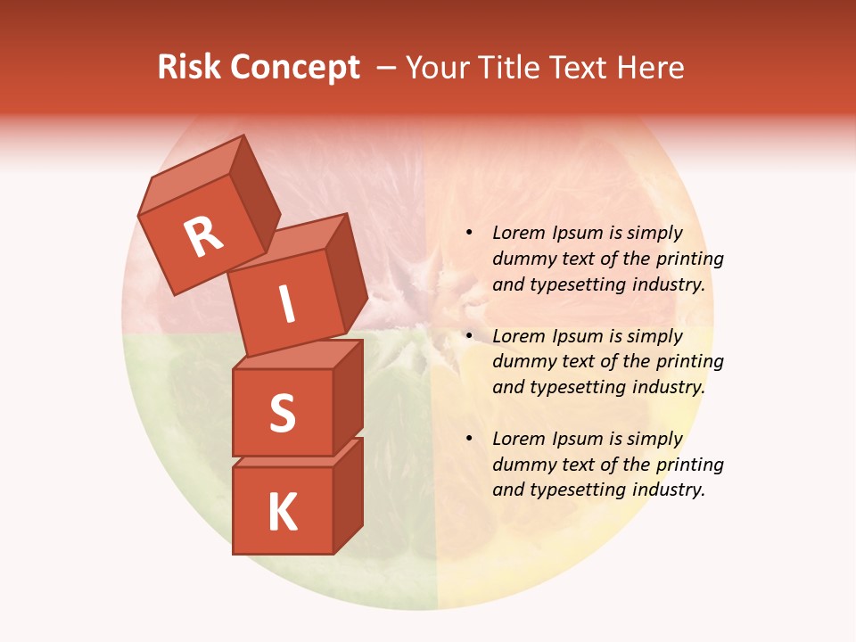 Florida Isolated Fruit PowerPoint Template