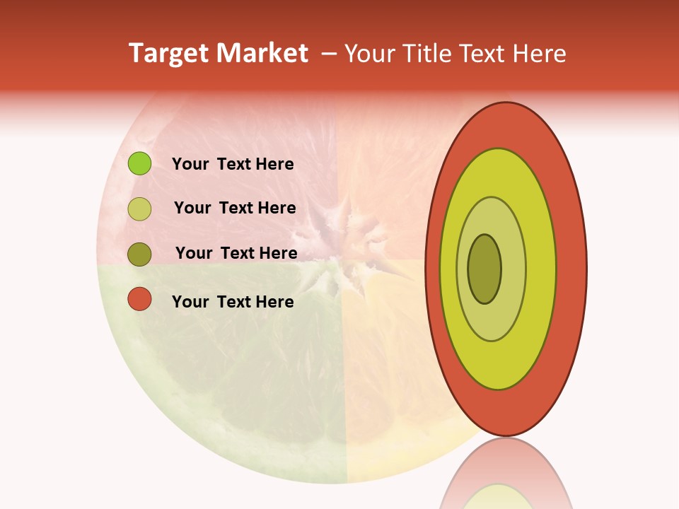 Florida Isolated Fruit PowerPoint Template