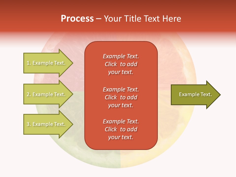 Florida Isolated Fruit PowerPoint Template