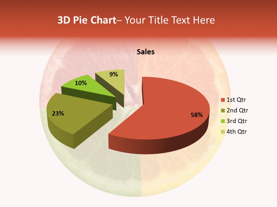 Florida Isolated Fruit PowerPoint Template