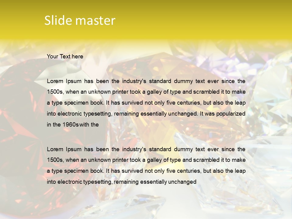 Valentine Precious Stone PowerPoint Template