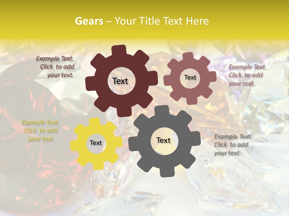 Valentine Precious Stone PowerPoint Template