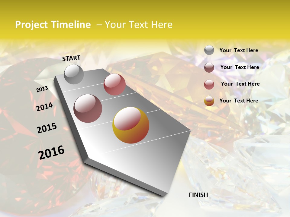 Valentine Precious Stone PowerPoint Template