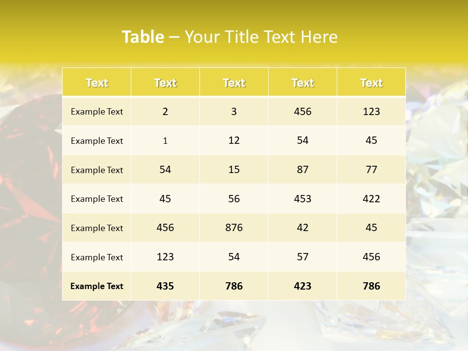 Valentine Precious Stone PowerPoint Template