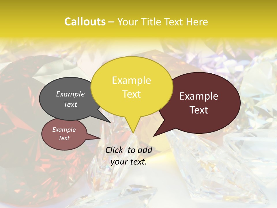 Valentine Precious Stone PowerPoint Template