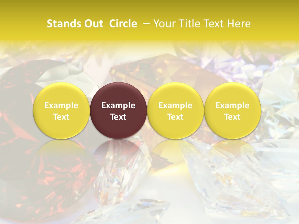 Valentine Precious Stone PowerPoint Template