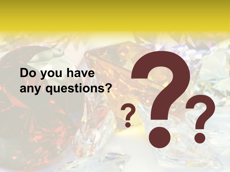 Valentine Precious Stone PowerPoint Template