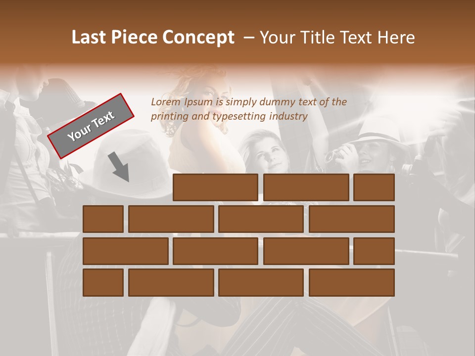 Glow Autograph Vintage PowerPoint Template