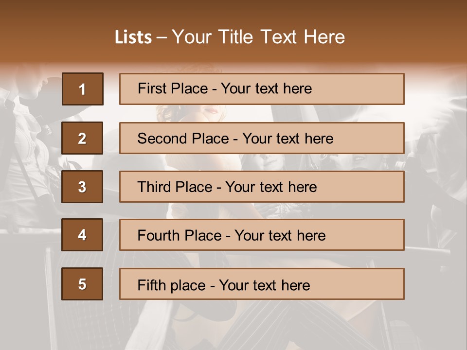 Glow Autograph Vintage PowerPoint Template