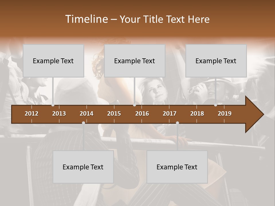 Glow Autograph Vintage PowerPoint Template