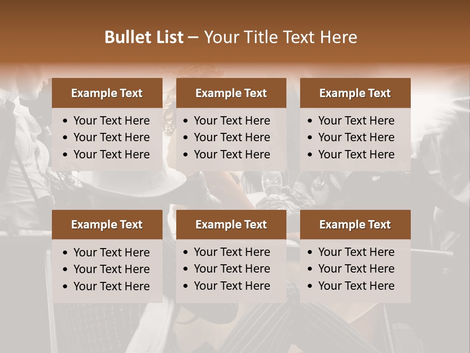 Glow Autograph Vintage PowerPoint Template