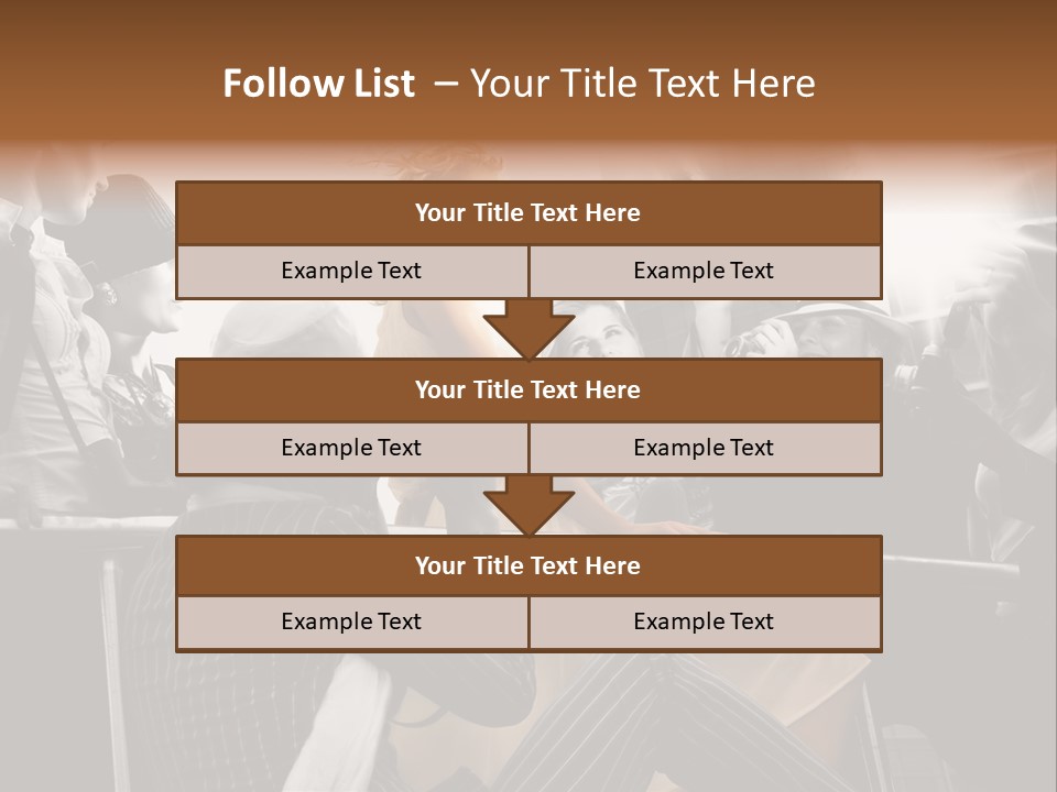 Glow Autograph Vintage PowerPoint Template