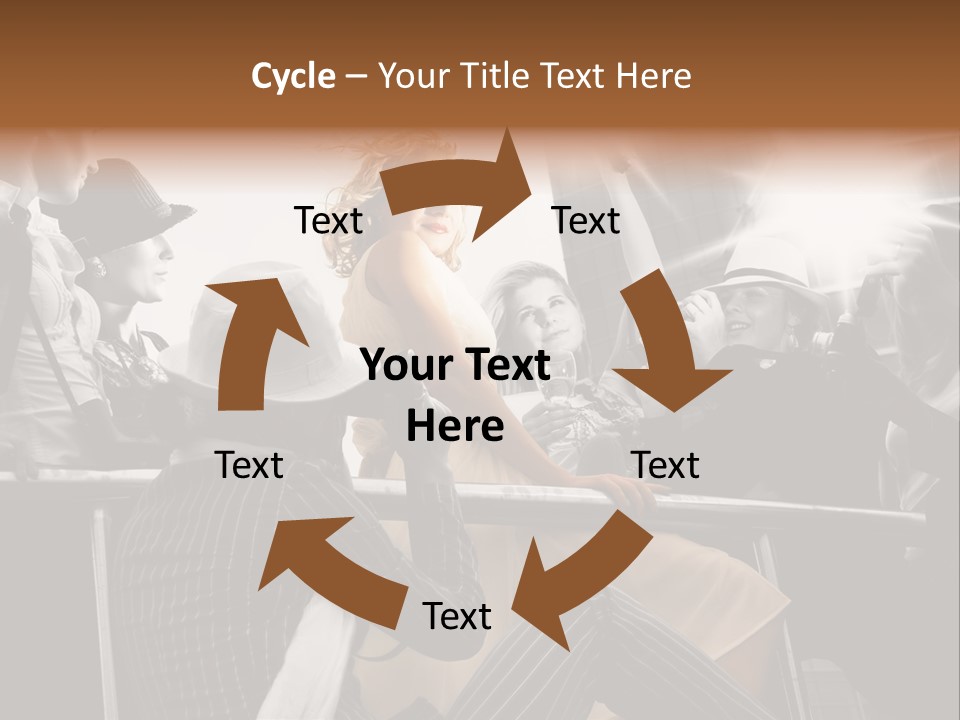 Glow Autograph Vintage PowerPoint Template