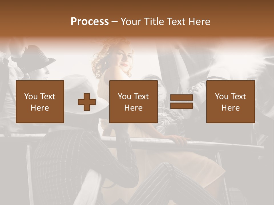 Glow Autograph Vintage PowerPoint Template