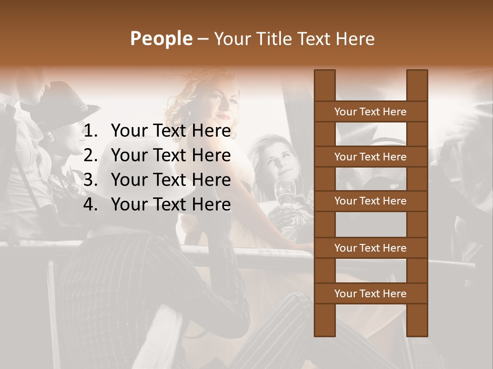 Glow Autograph Vintage PowerPoint Template