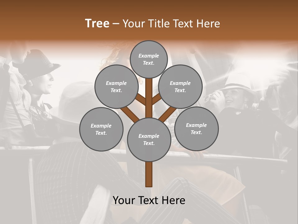 Glow Autograph Vintage PowerPoint Template