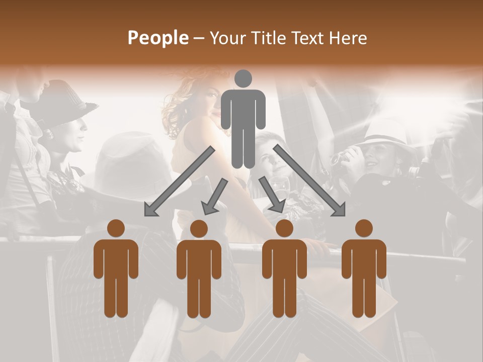 Glow Autograph Vintage PowerPoint Template