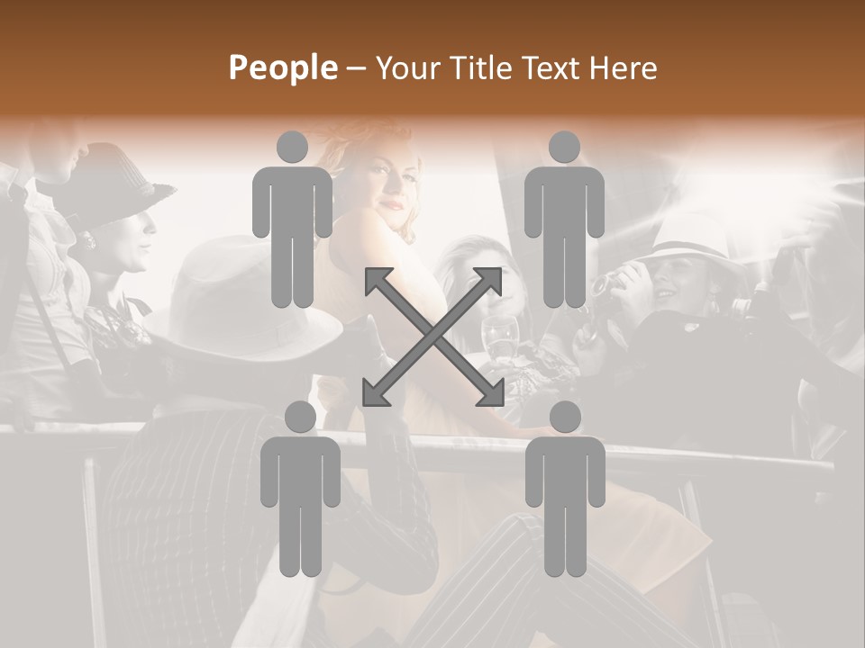 Glow Autograph Vintage PowerPoint Template