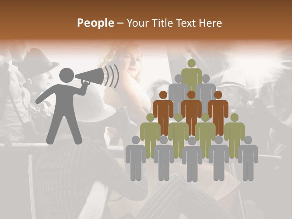 Glow Autograph Vintage PowerPoint Template