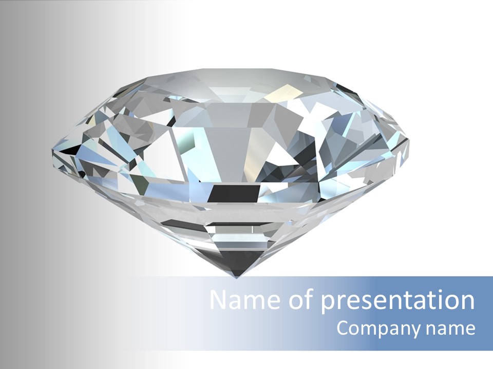 Object Precious Jeweller PowerPoint Template