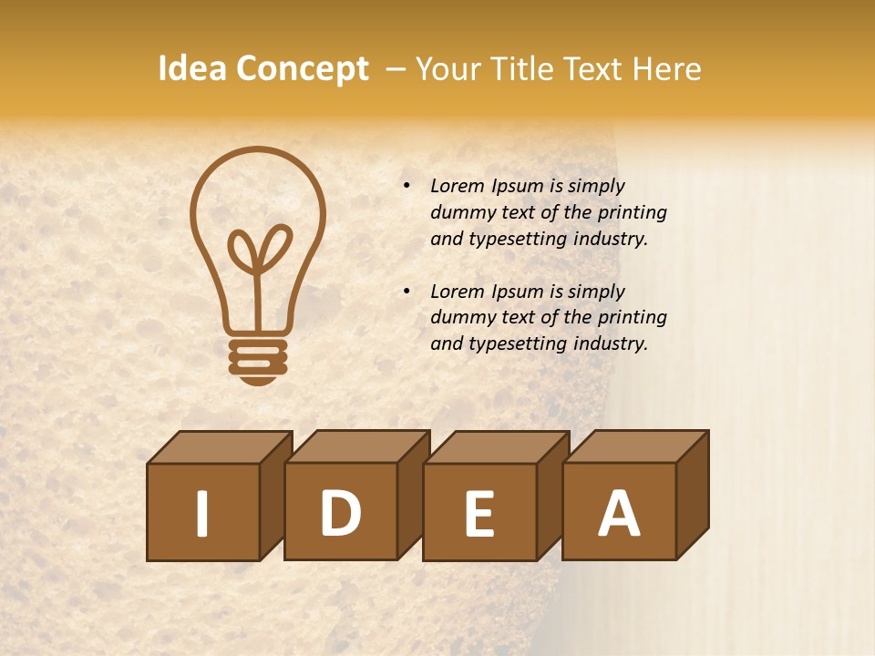 Closeup Macro Texture PowerPoint Template