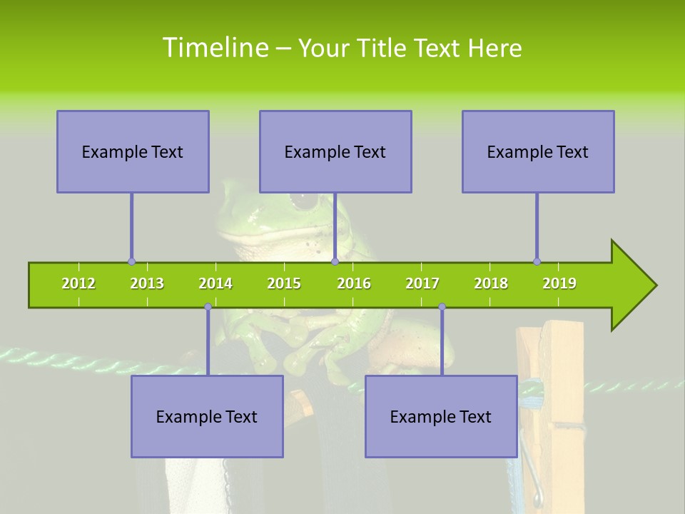 Sock Green Cloth PowerPoint Template