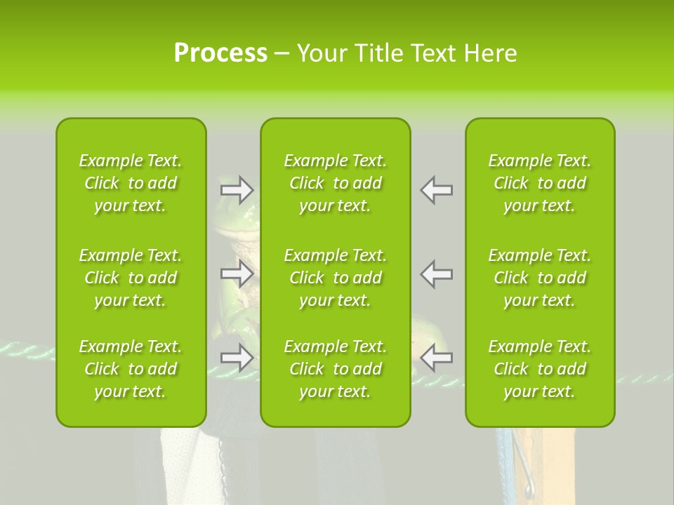 Sock Green Cloth PowerPoint Template