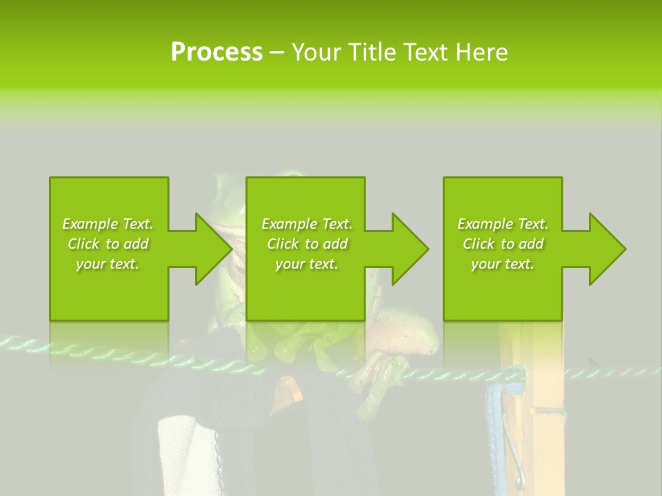 Sock Green Cloth PowerPoint Template