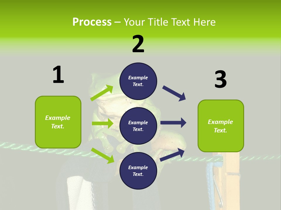 Sock Green Cloth PowerPoint Template
