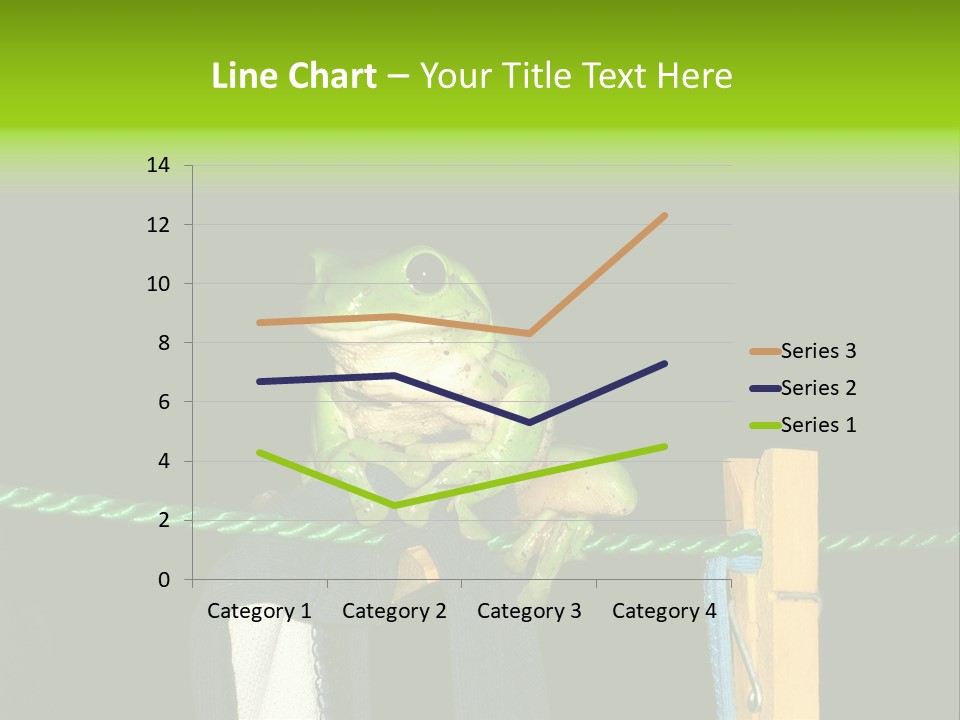 Sock Green Cloth PowerPoint Template