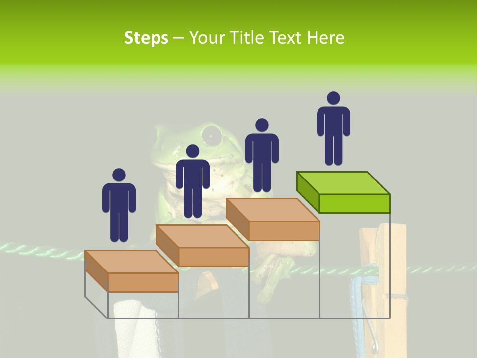 Sock Green Cloth PowerPoint Template