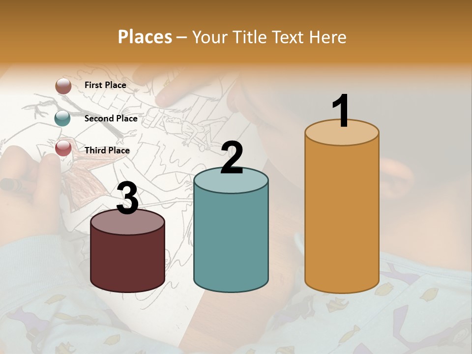 Marker Child Pastel PowerPoint Template