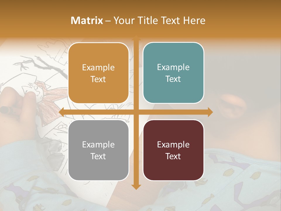 Marker Child Pastel PowerPoint Template