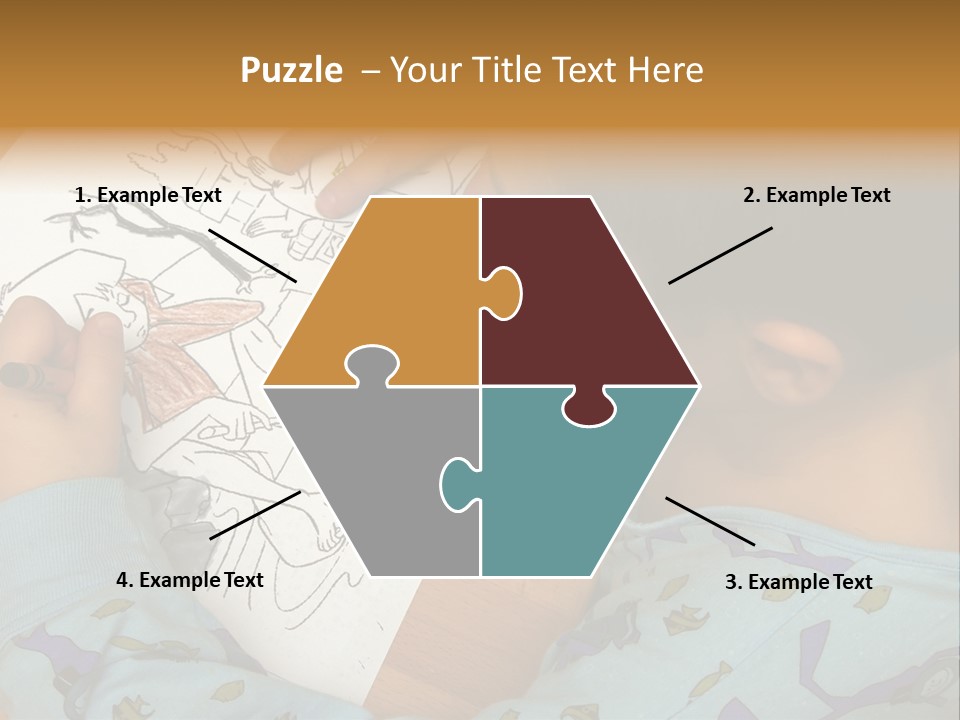 Marker Child Pastel PowerPoint Template