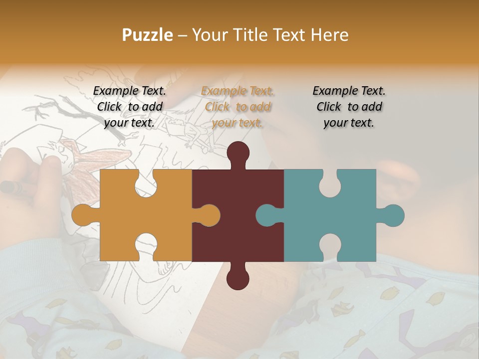 Marker Child Pastel PowerPoint Template