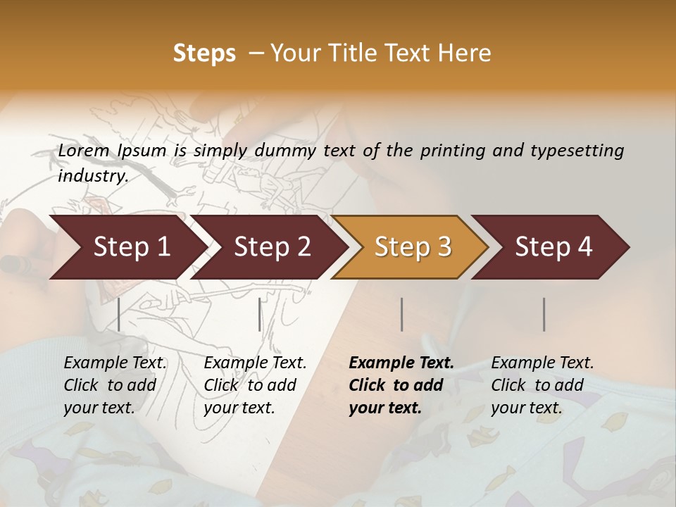 Marker Child Pastel PowerPoint Template