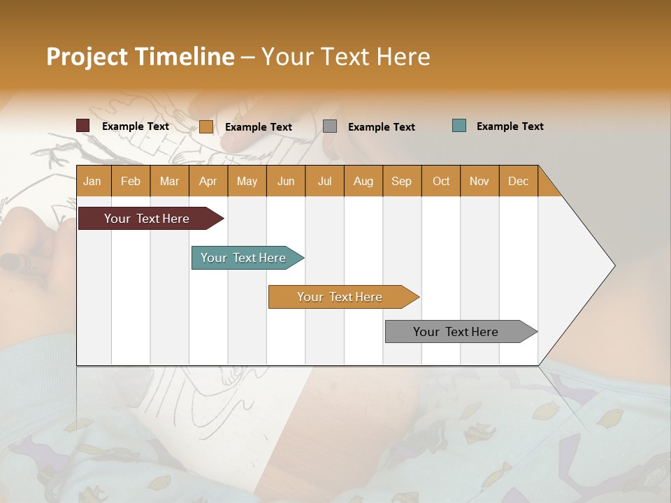 Marker Child Pastel PowerPoint Template