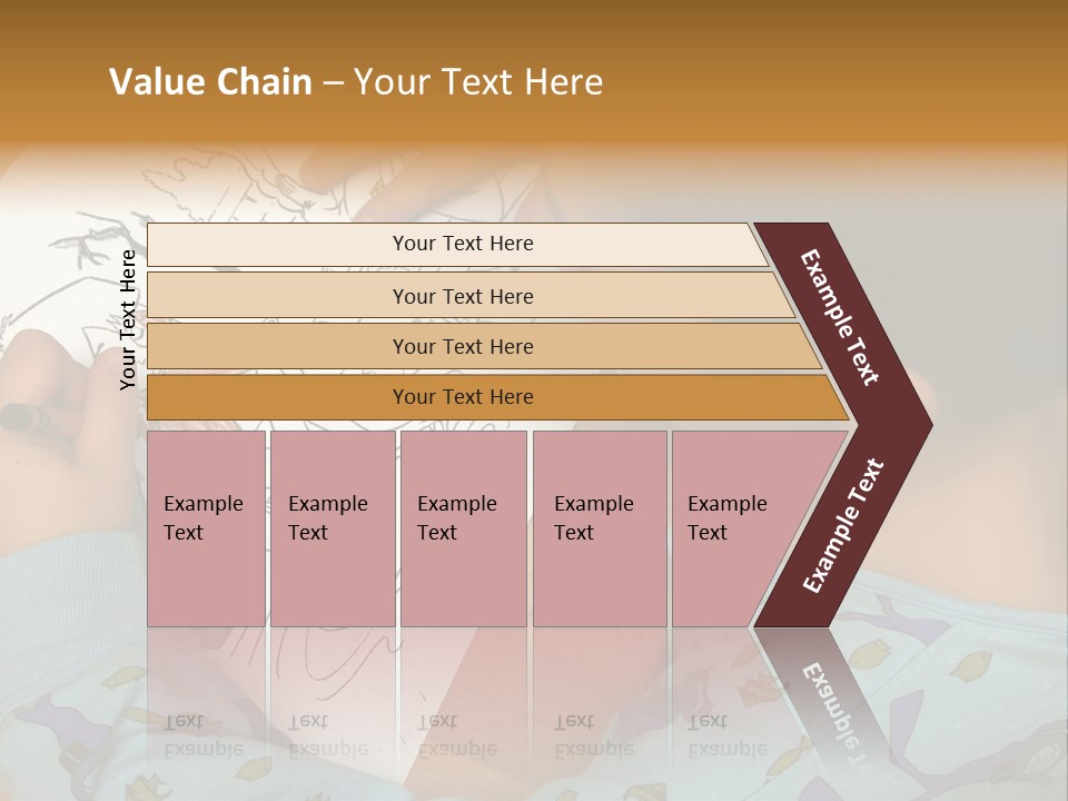 Marker Child Pastel PowerPoint Template