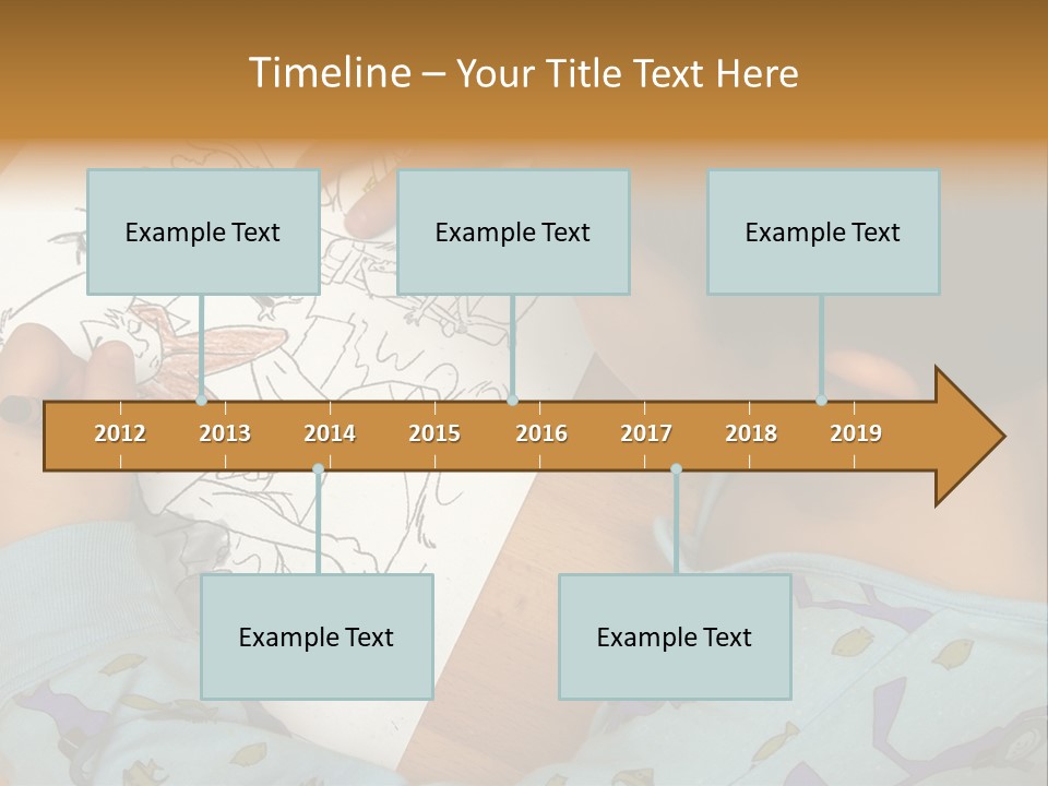 Marker Child Pastel PowerPoint Template